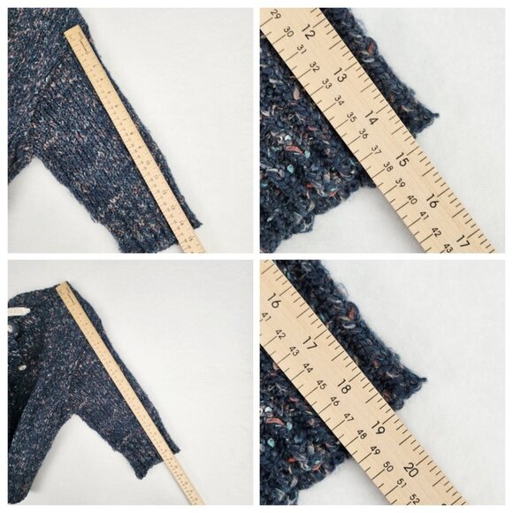 Anthropologie Relais Cardigan Sweater with Buttons Size 1 Blue - Picture 7 of 7